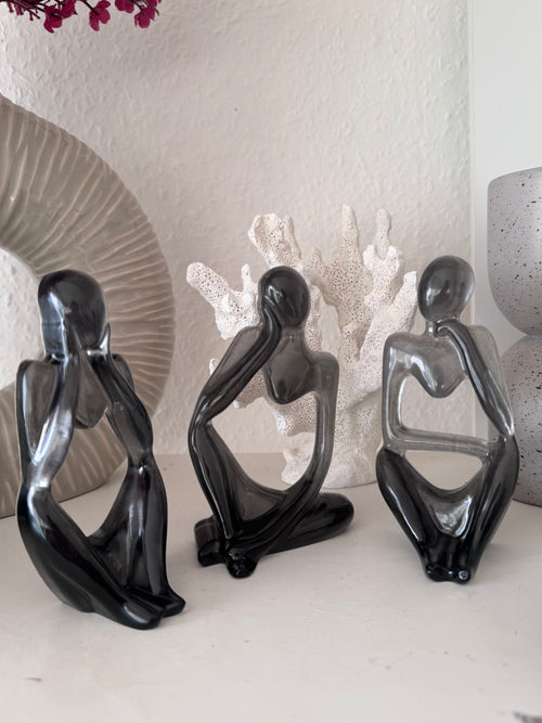 Decorative Fire Pit Figurine Set – Set of 4