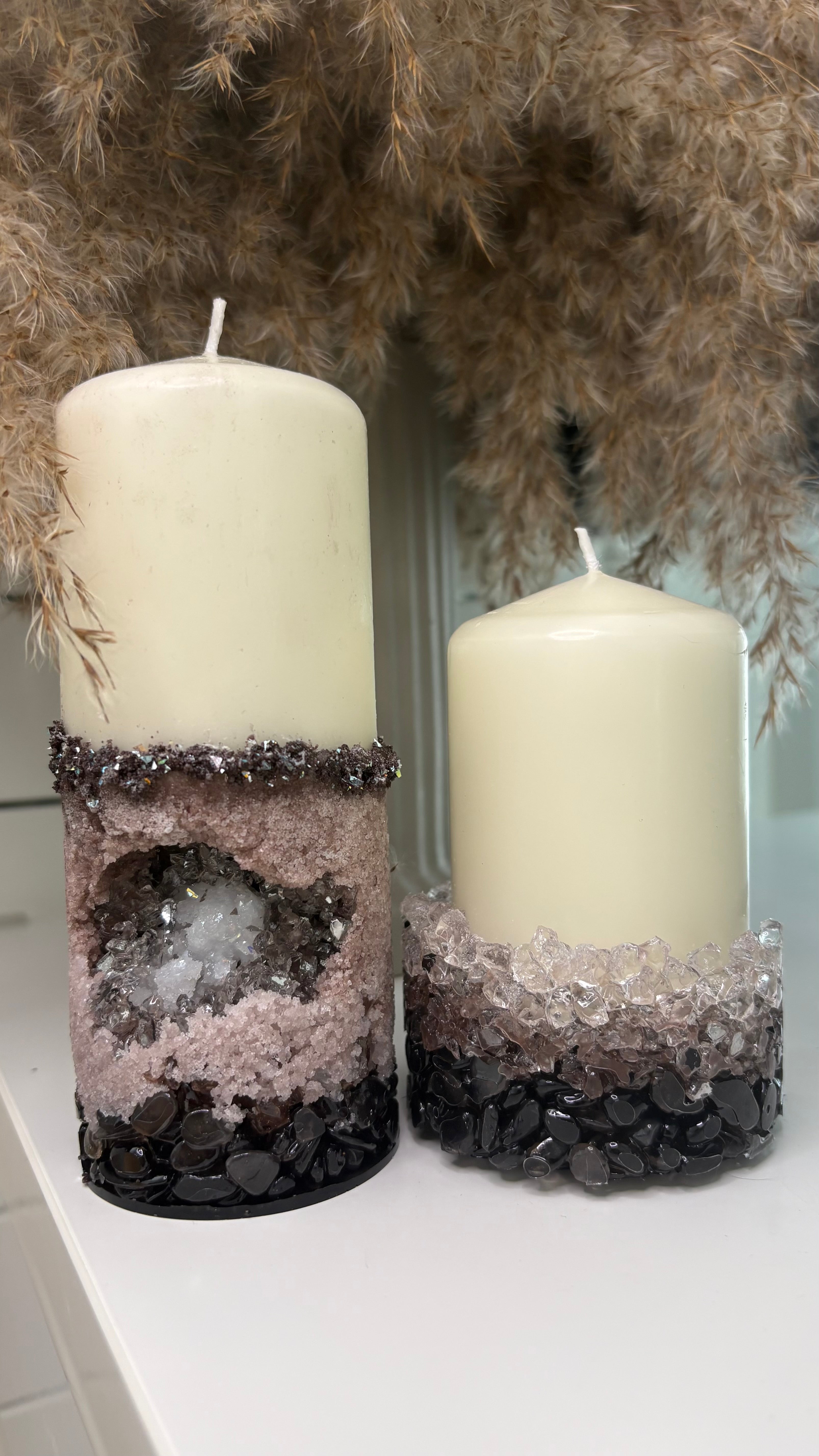 Crystal Geode Decorative Accent – Elegant Natural Home Décor
