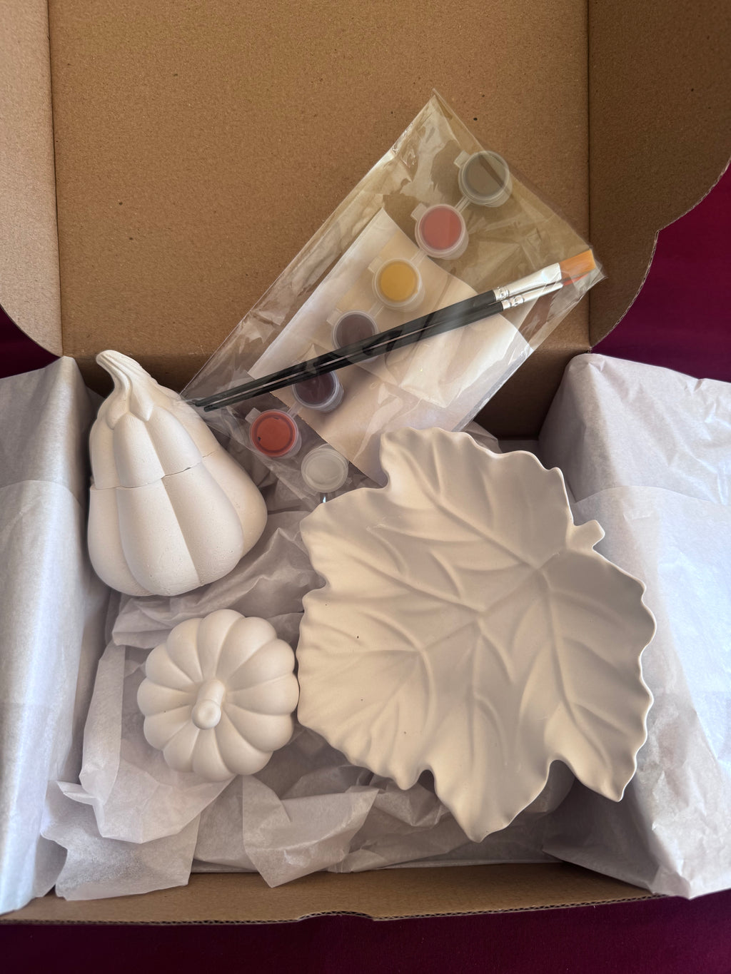 PAINT YOUR OWN AUTUMN DIY KIT 🍂🎨