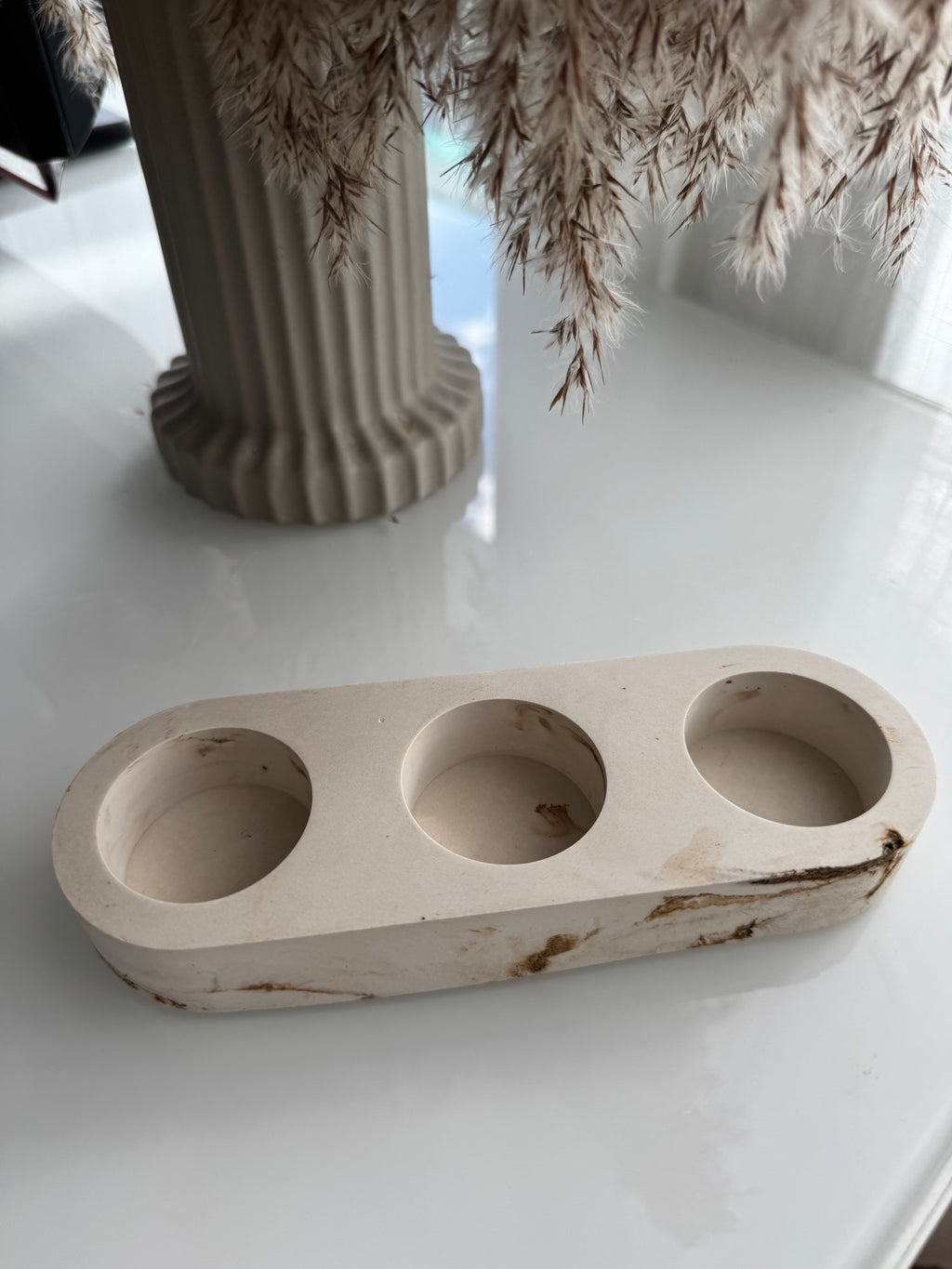 Triple Tealight Candle Holder