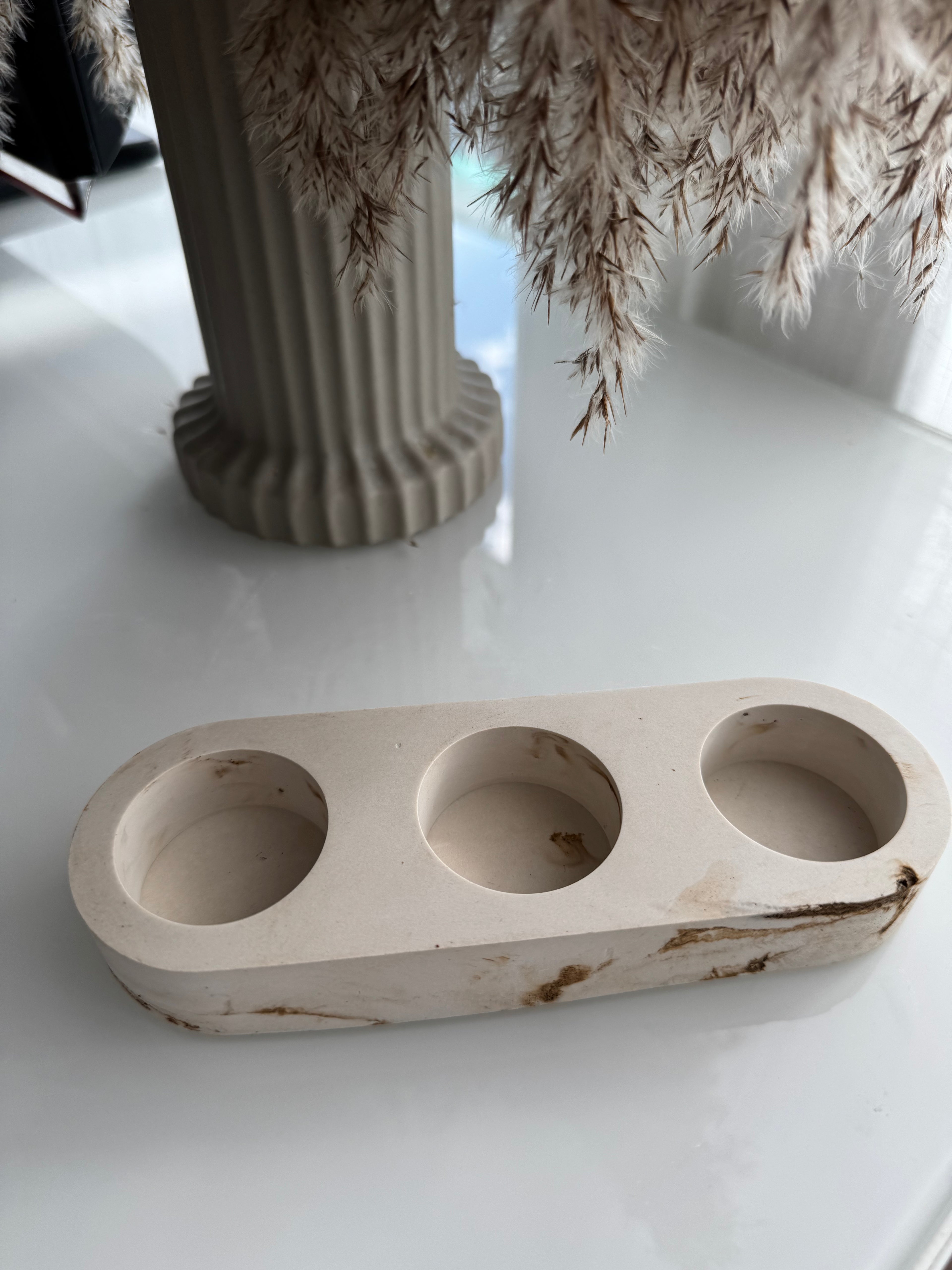 Triple Tealight Candle Holder