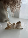 Bow Sculptural Candlestick Holder