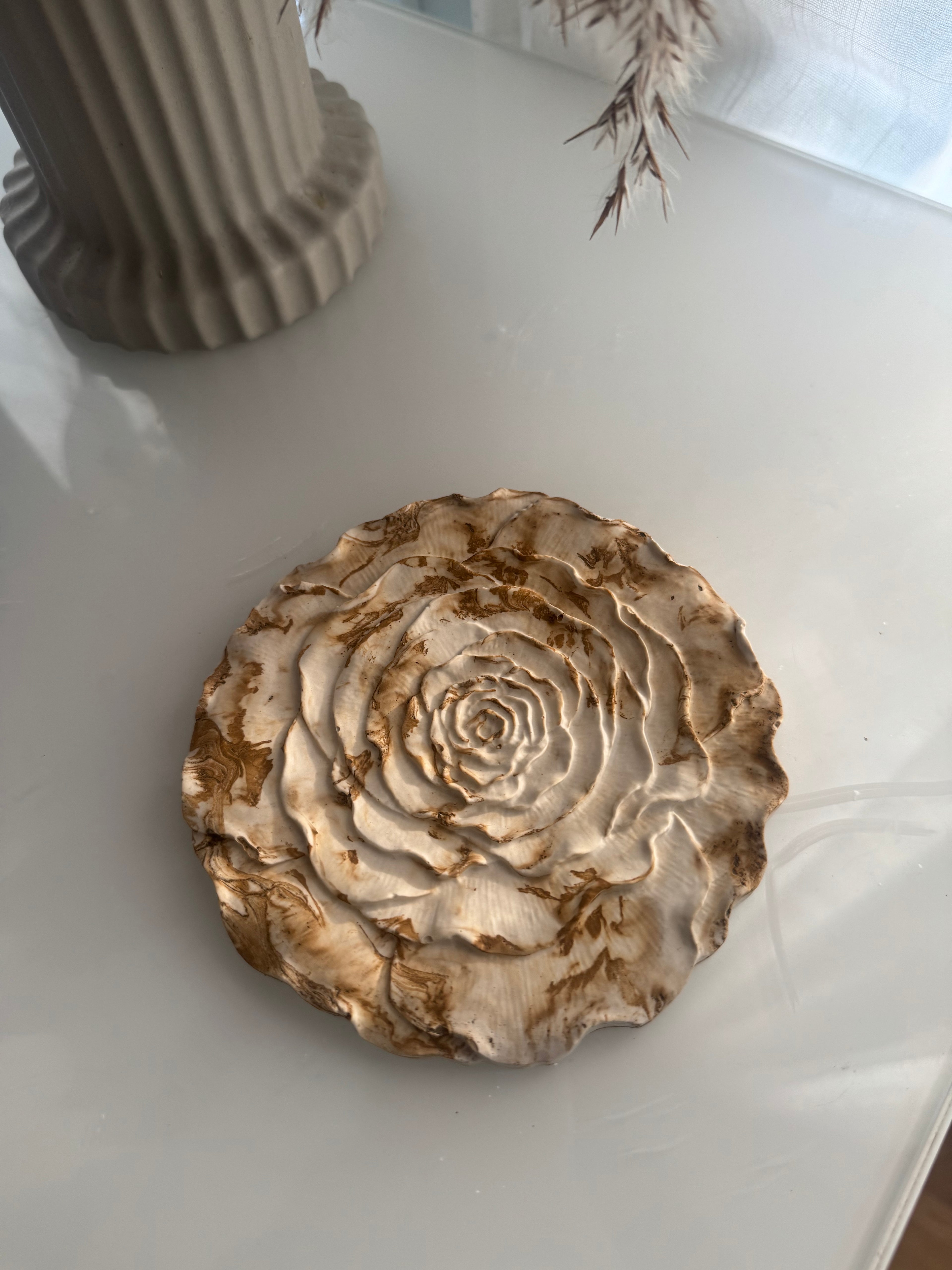 Rose Petal Grace Decorative Tray