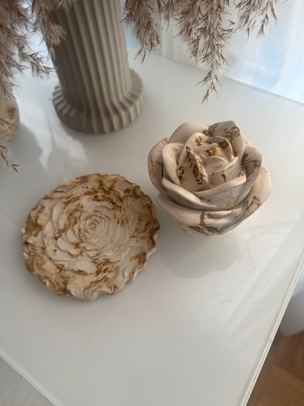Rose Petal Grace Decorative Tray