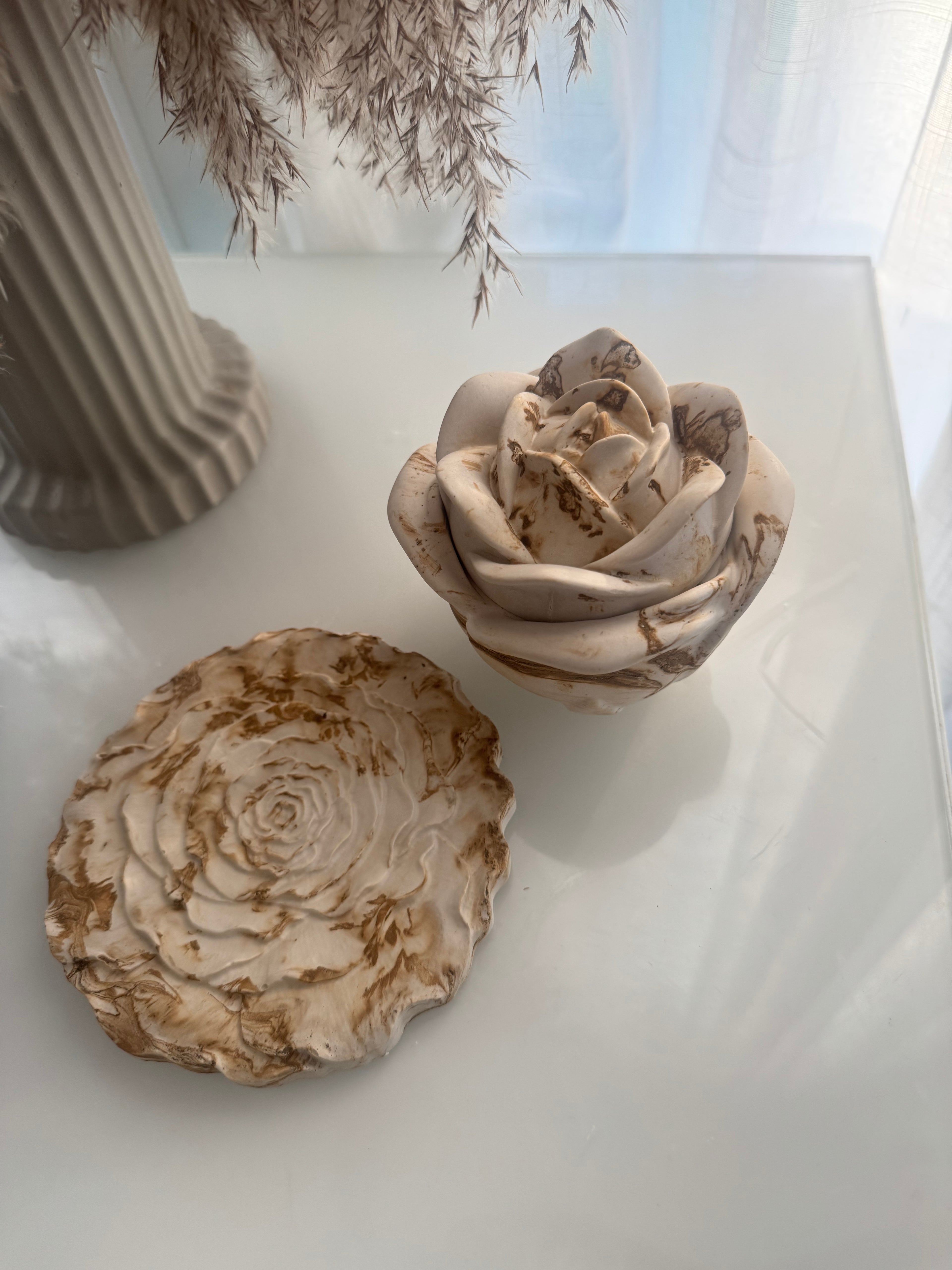Rose Petal Grace Decorative Tray