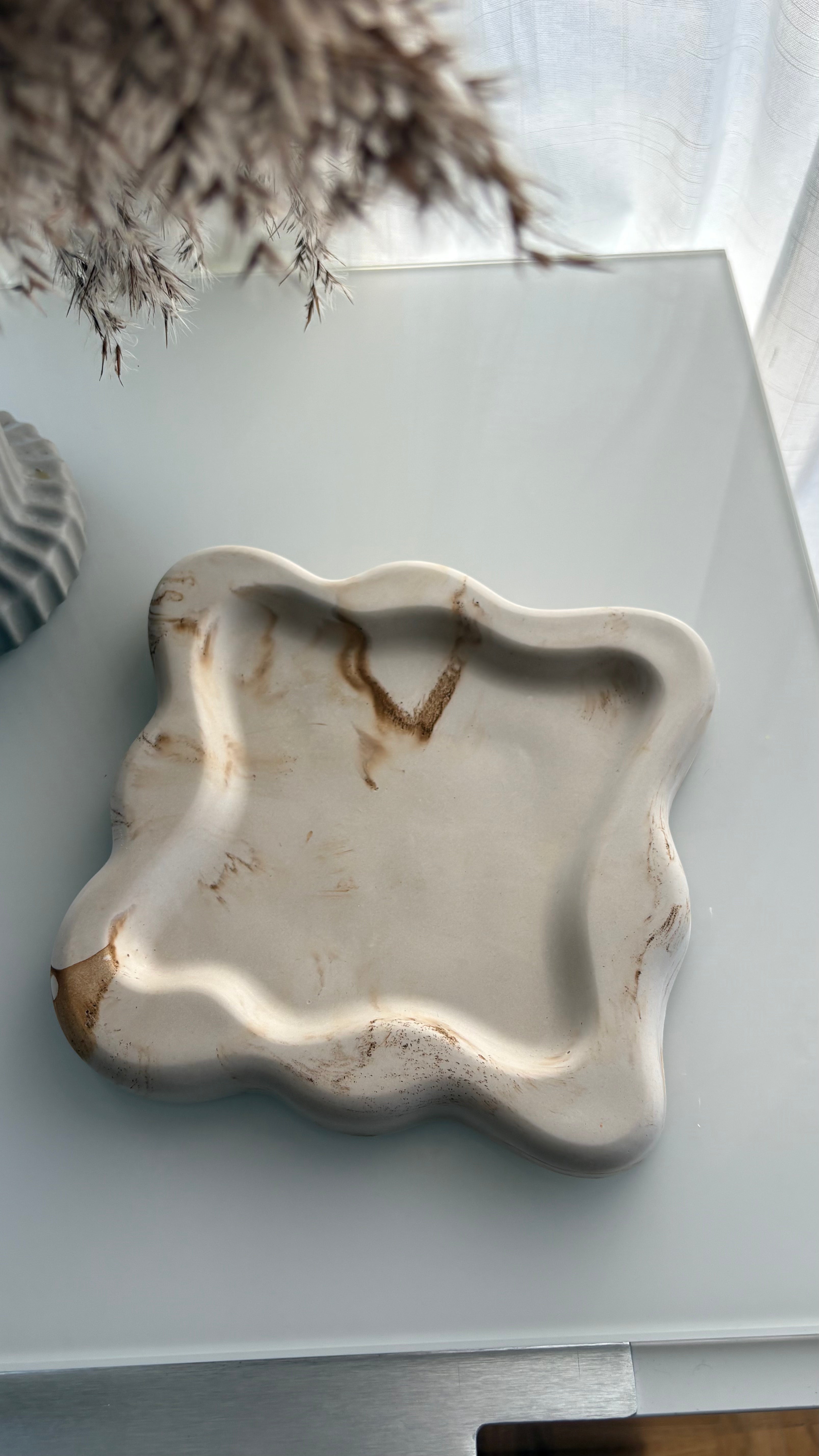Wave Square Edge Plate