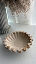 Origami Wave Lace Dish Plate