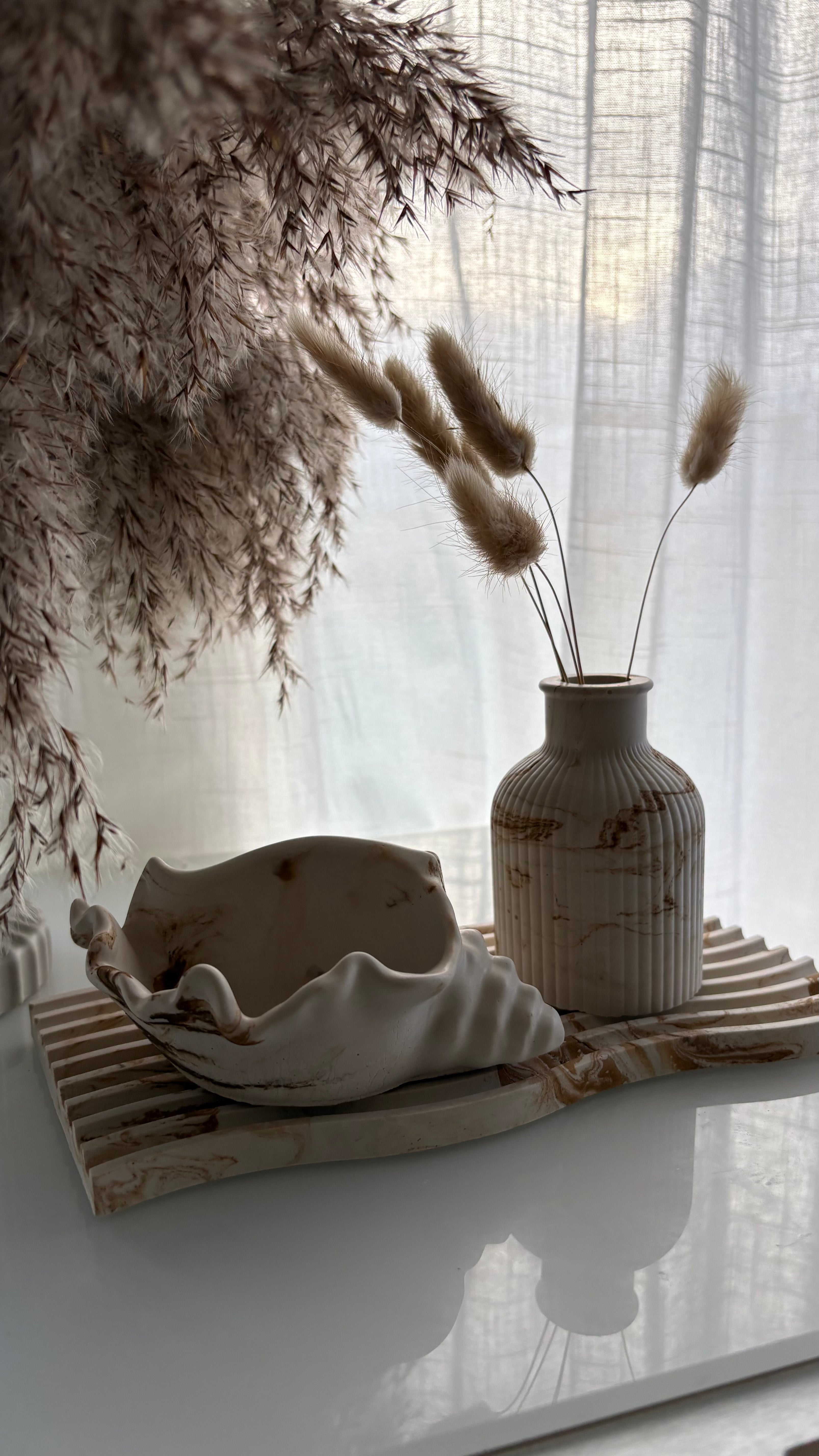 Ocean Wave Statement Tray