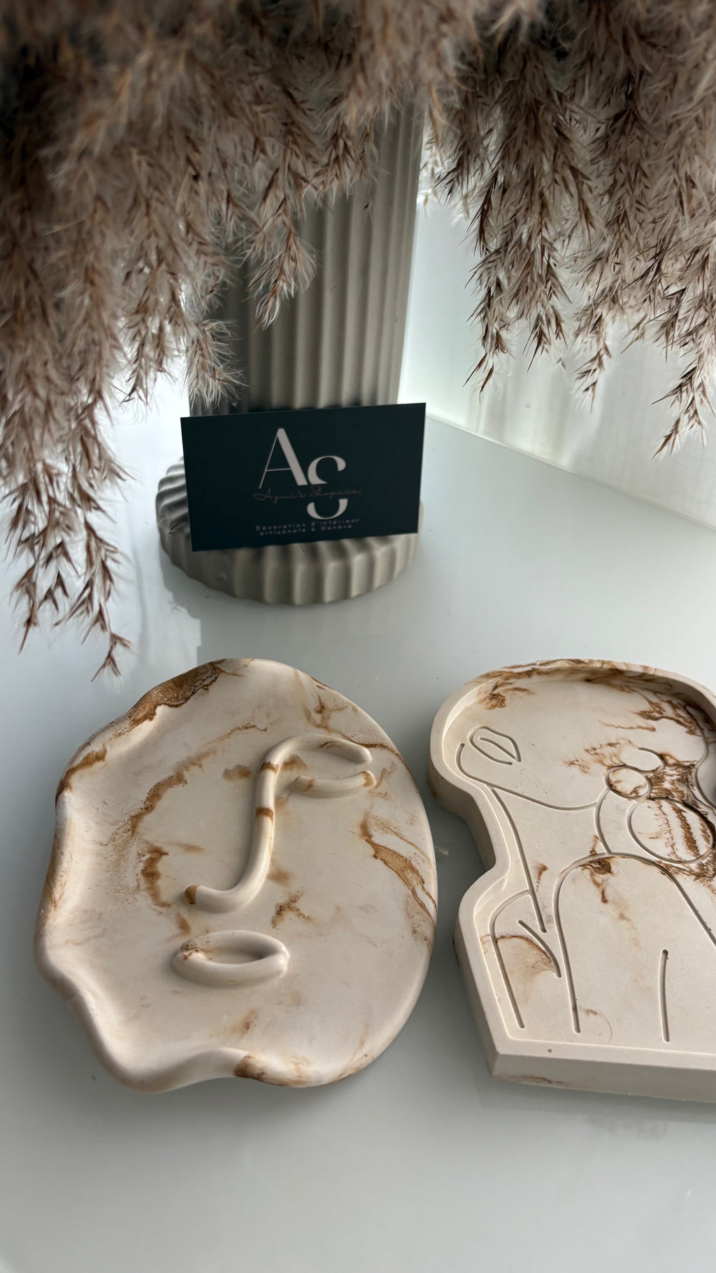 Face Silhouette Jewelry Tray