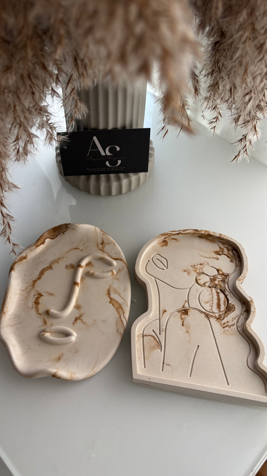 Face Silhouette Jewelry Tray