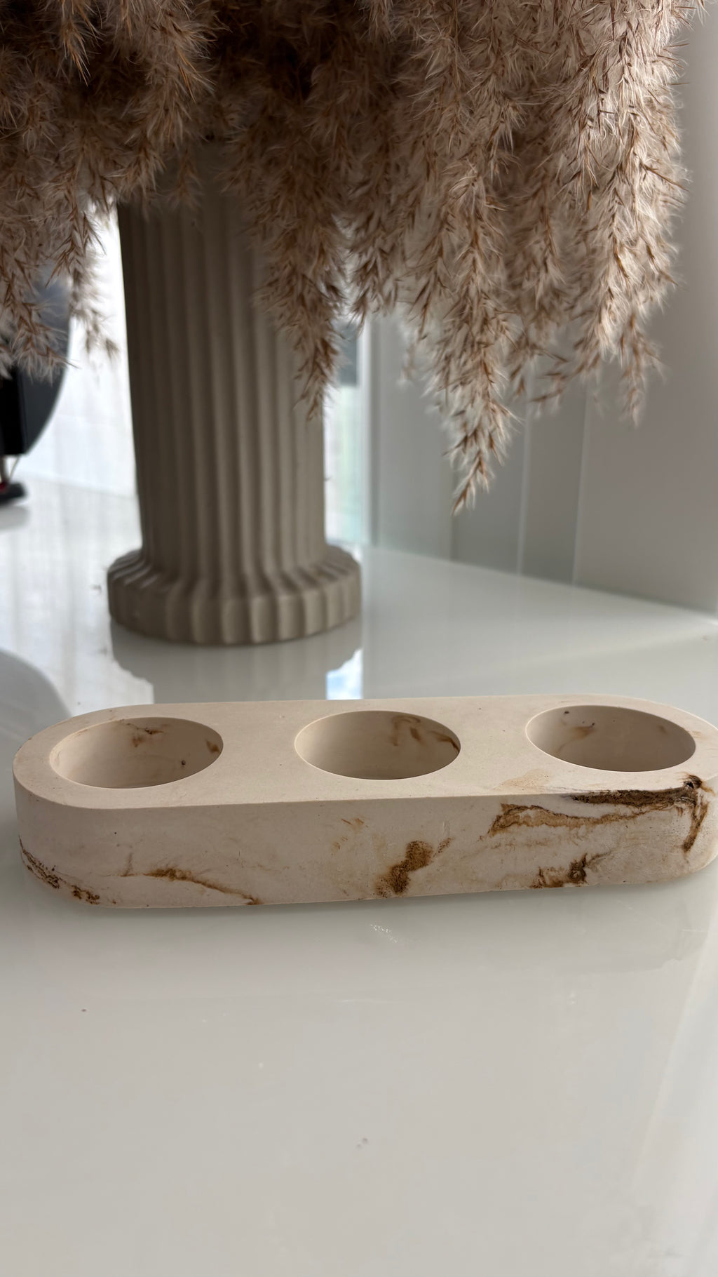 Triple Tealight Candle Holder